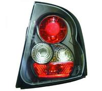 Back Rear Tail Lights Pair Set Clear Black For Skoda Octavia Saloon 96-04