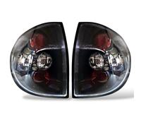 Back Rear Tail Lights Pair Set Clear Black for VW Fox 2005-2011