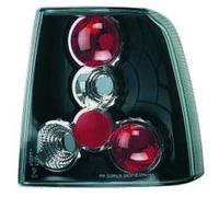 Back Rear Tail Lights Pair Set Clear Black For VW Passat B5 96-00