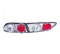 Back Rear Tail Lights Pair Set Clear Chrome For Alfa Romeo 156 97-03