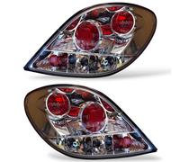 Back Rear Tail Lights Pair Set Clear Chrome For Peugeot 207 06-12