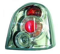 Back Rear Tail Lights Pair Set Clear Chrome For Renault Twingo 93-On