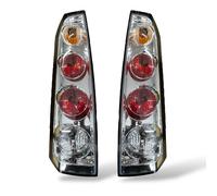 Back Rear Tail Lights Pair Set Clear Chrome for Vauxhall Meriva 2003-2006