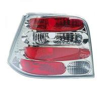 Back Rear Tail Lights Pair Set Clear Chrome For VW Golf IV 97-03