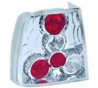 Back Rear Tail Lights Pair Set Clear Chrome For VW Passat B5 96-00