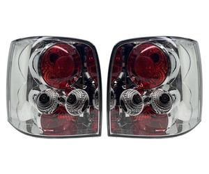Back Rear Tail Lights Pair Set Clear Chrome For VW Passat B5 estate 96-00