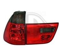Back Rear Tail Lights Pair Set Clear Red Smoke For BMW X5 E53 99-06