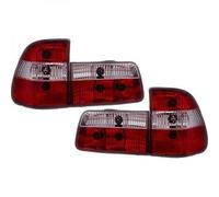 Back Rear Tail Lights Pair Set Clear Red White For BMW 5 Series E39 95-00