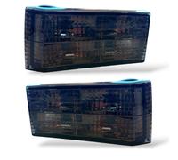 Back Rear Tail Lights Pair Set Crystal Black VW Golf I 17 155 74-93