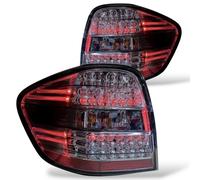 Back Rear Tail Lights Pair Set LED Clear Black For Mercedes-Benz W164 08-11