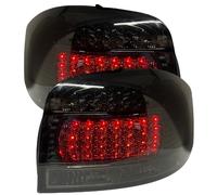 Back Rear Tail Lights Pair Set LED Clear Black smoke 3 door for Audi A3 2003-08