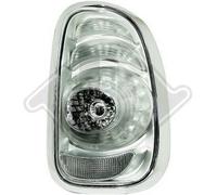 Back Rear Tail Lights Pair Set LED Clear Chrome For Mini R60 12-On