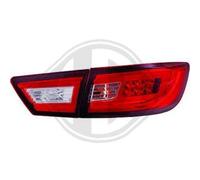Back Rear Tail Lights Pair Set LED Clear Red For Renault Clio 13-On