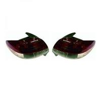 Back Rear Tail Lights Pair Set LED Clear Red White for Peugeot 206 98-08
