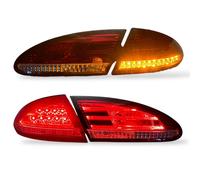 Back Rear Tail Lights Pair Set LED Clear Red White For Seat Leon 04-09