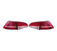 Back Rear Tail Lights Pair Set LED Clear Red White For VW Golf VII 12-On
