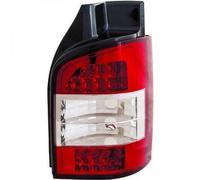Back Rear Tail Lights Pair Set LED Clear Red White VW T5 Caravelle 03-10