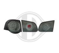 Back Rear Tail Lights Pair Set LED Clear Smoke Black for VW Passat Estate 05-10