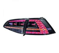 Back Rear Tail Lights Pair Set LED Clear Smoke For VW Golf VII Saloon 12-On