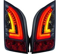 Back Rear Tail Lights Pair Set LED Smoke for Skoda Citigo VW Up 2011-