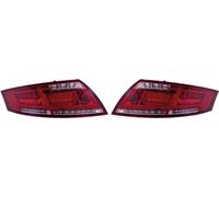 Back Rear Tail Lights Pair Set LED Smoked Red Audi TT Coupe Cabrio 06-14