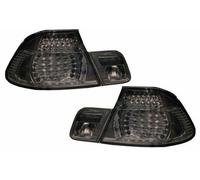 Back Rear Tail Lights Smoke Crystal-Look LED Pair For BMW E46 Coupe 99-3/03.