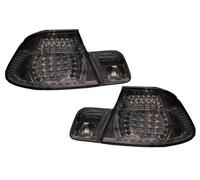 Back Rear Tail Lights Smoke Crystal-Look LED Pair For BMW E46 Saloon 98-01