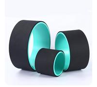 Back Roller - Back Stretcher, Yoga Wheel, Back Cracker, Popper, Deep Tissue Massager - for Back Pain Relief, Back Cracking, Yoga Stretching, Trigger Point Therapy Foam Padded Rollers - 3 Pack