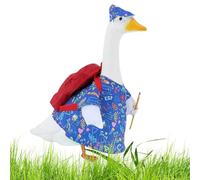 Back School Geese Outfit,Lawn Porch Geese Clothes with Schoolbag | 1 Set Classroom Outdoor Costume for Statue Holiday Birthday Art Decoration Garden Lawn Yard
