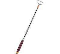 Back Scratcher, Back Scratcher for Women Extendable Silver-Plated Stainless Steel Backscratchers, Comfortable and Non-Slip Scratching Tool with Magnetic Balls, (Color : Brown*1, Size : 17.5-50.5cm)(Br