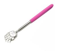 Back Scratcher, Bear Claw Telescopic Back Massager Tool with Soft Rubber Handles, Extendable Telescope Backscratcher Eliminating Back Itching for Both Human and Pets (Pink)