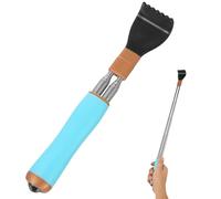 Back Scratcher for Adults, Extendable Backscratcher with Double Telescopic Stainless Steel Rods, Portable Manual Back Massager Tool for Hard-to-Reach Itches，21-54cm