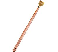 Back Scratcher, Long Household Long Handle Rosewood Backscratchers,Head Itching Tool,(Red-Brown*1)