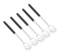 Back Scratcher Set 5 Pcs Stainless Steel Telescopic Bear Claw Massager | 5-piece telescopic stainless steel back scratcher with bear claw head for gentle effective itch relief