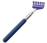 Back Scratcher, Stainless Steel Back Massager, Telescoping Scratching Tool, Portable Extendable Back Scratcher with Telescopic Handle for Adults Men Women Itch Relief(Blue)