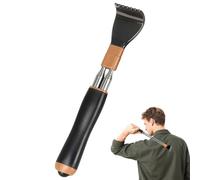 Back Scratcher,Telescopic Back Scratcher with 7-Tooth Head Massage Roll Portable Itch Relief for Men Women Sturdy Stainless Steel Double-Pole Design for Home,Travel & Office(21 cm to 54 cm)