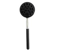Back Scratcher, Telescopic Massager Tool, Expandable Scratching Aid, Stainless Steel Handle Grip, Portable Relief Design, Travel Home Agency Use, 8.27x2.58 Inches Black 1 Piece