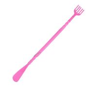 Back Scratcher with Shoe Horn - Long Handled Back Scratcher & Shoe Horn | Double Purpose Massage Shoe Wearing Tool | Small Hand Shaped Back Scratcher | Portable Shoe Horn for Putting On Shoes