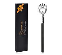 Back Scratcher, WOVTE Telescopic Stainless Steel Back Scratcher for Adults, Stocking Fillers for Men Women Gifts for Men Dad Husband, Mothers Day Fathers Day Birthday Gifts Christmas Gifts for Him