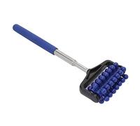 Back Scratchers, Portable Telescopic Massager Back Muscle Roller with Adjustable Back Head, Arm Scratch Roller for Muscle Relax Portable Extendable Telescoping Backscratchers(Dark Blue)