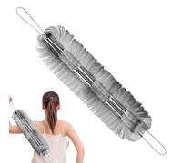 Back Scrubber - 2 In 1 Bath Shower Brush, Sponge Scrub With Rope Handles Body Cleaner | Showering Wet For Women, Girls, Boys, Home, Travel, Spa, Dead Skin Removal
