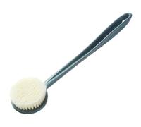 Back Scrubber, Body Shower Brush with Anti Slip Long Handle，Blackish Green | Soft Body Bath Brush for Back Use Wet or Dry, Large Surface Deep Cleanse Back Scrubber for Shower