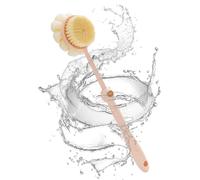 Back Scrubber Brush - Shower Cleaner, Skin Exfoliator | Long Handled Bath Tool with Firm Bristles for Dirt Removal and Body Wash Support in Hard-to-Reach Spots During Daily Shower Or Relaxation Time