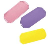 Back Scrubber, Double-Side Exfoliating Washcloth with Handles, Shower Back Scrubber for Men and Women, Washcloth Bath Tool to Scrub Your Body, Set of Three (3 Color, 17.7 * 7.9in)