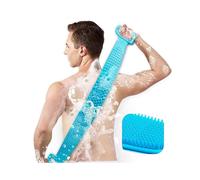 Back Scrubber for Shower, 30 Inch for Select Bath Body Brush Silicone Back Brush