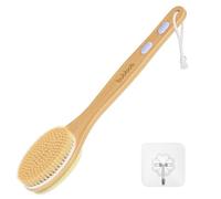 Back Scrubber for Shower,Bath Brush with Long Handle,Bath Brush Body Exfoliator for Wet or Dry Brushing,Men and Women (Blue)