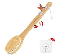Back Scrubber for Shower,Bath Brush with Long Handle,Bath Brush Body Exfoliator for Wet or Dry Brushing,Men and Women (Blue)