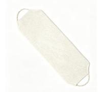 Back Scrubber for Shower, Double Sided Exfoliating Back Exfoliator with Handles, Stretchable Long Body Washcloth for Men Women, Deep Cleansing Exfoliating Shower Towel (White)