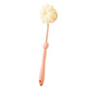 Back Scrubber for Shower, Long Handle Body Wash Brush, Double-Sided High-Density Bristles Quick-Drying Deep Cleaning Tool for Skin Foot Care Teens