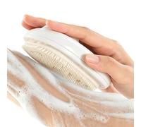 Back Scrubber for Shower Silicone Back Wash Scrub Brush with Soap Holder